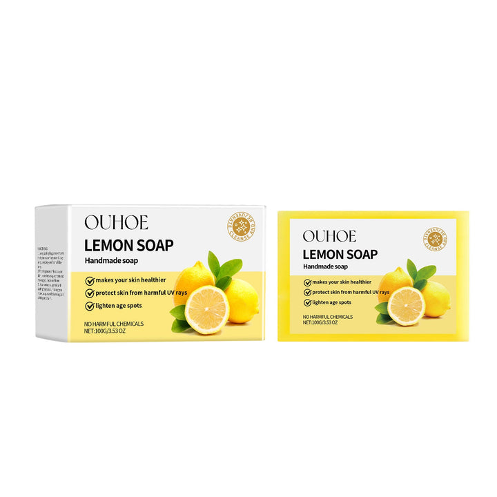 Herbal Lemon Bath Soap for Oily Skin & Deep Cleansing