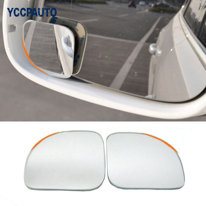 Blind Spot Mirror Set — Wide Angle 5cm Convex Glass
