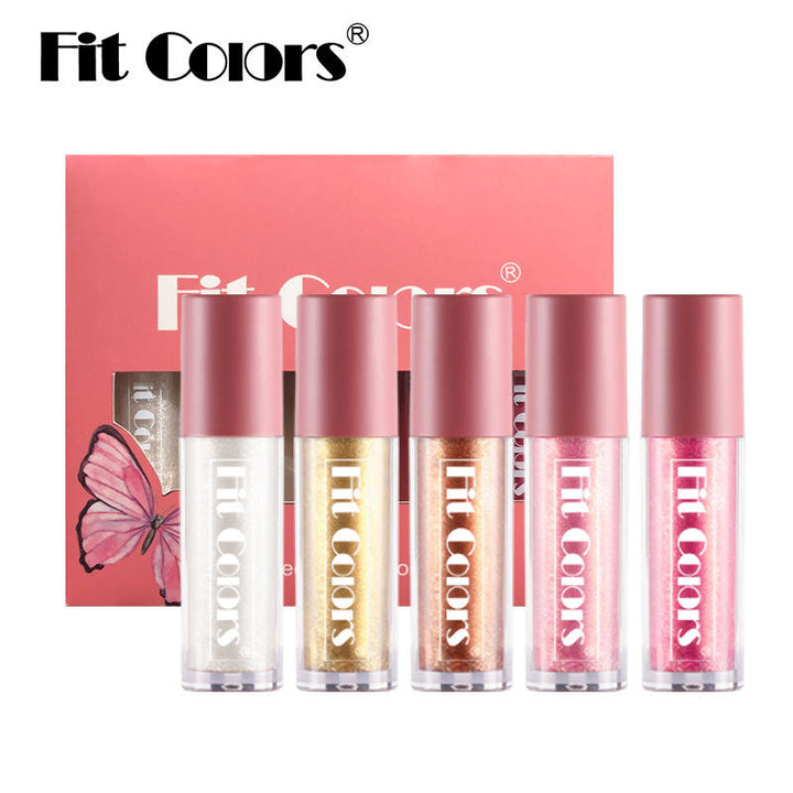 Pearlescent Lip Gloss for High-Shine Sparkling Color