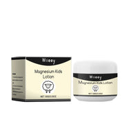 Wiiey Magnesium Kids Lotion jar and packaging box displayed side-by-side on white background