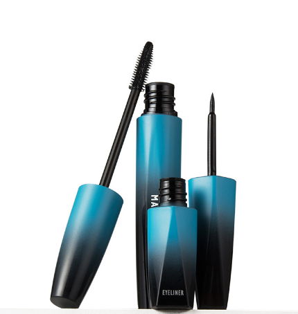 Waterproof Curling Mascara and Matte Eyeliner Set for Eyes