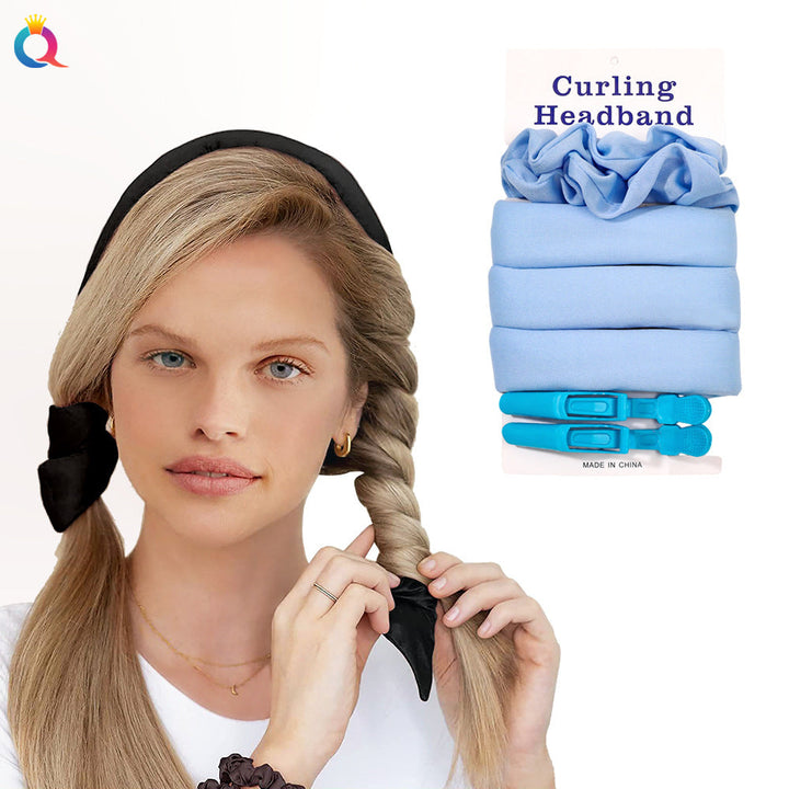 Heatless Curls Band — Overnight Waves Without Damage
