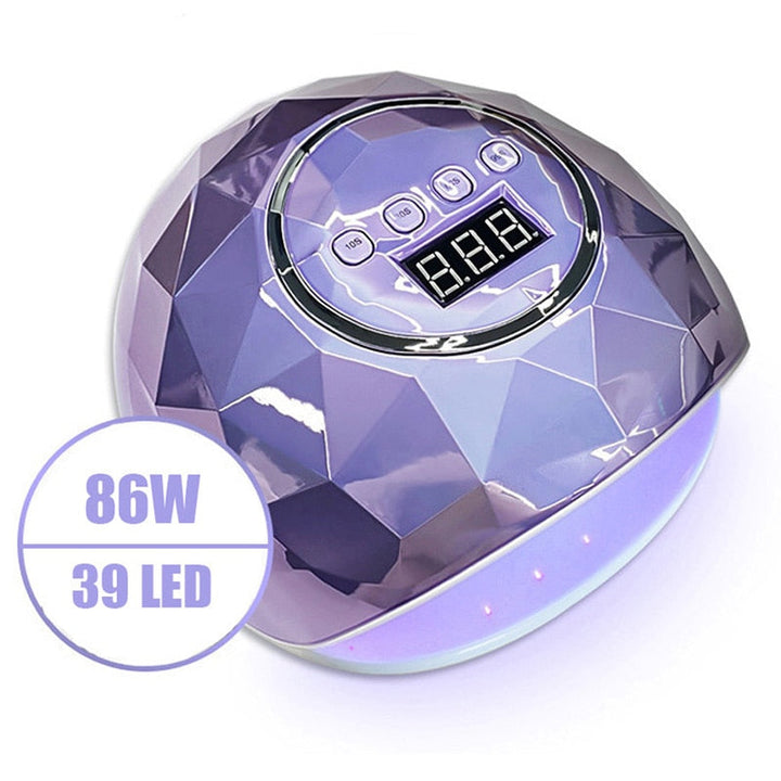 86W UV LED Nail Lamp — Professional Gel Curing in 10 Seconds