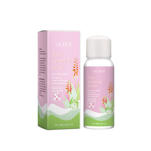 Gentle Hair Removal Mousse Spray for Smooth Sensitive Skin