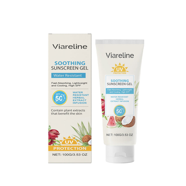 SPF 50+ Soothing Sunscreen Gel for Sensitive Skin