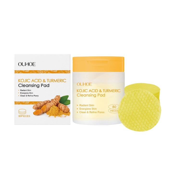 Kojic Acid Turmeric Cleansing Pads for Pores & Glow