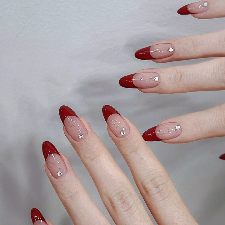 Press‑On Nails Red French Tip — Salon Look in 10 Minutes