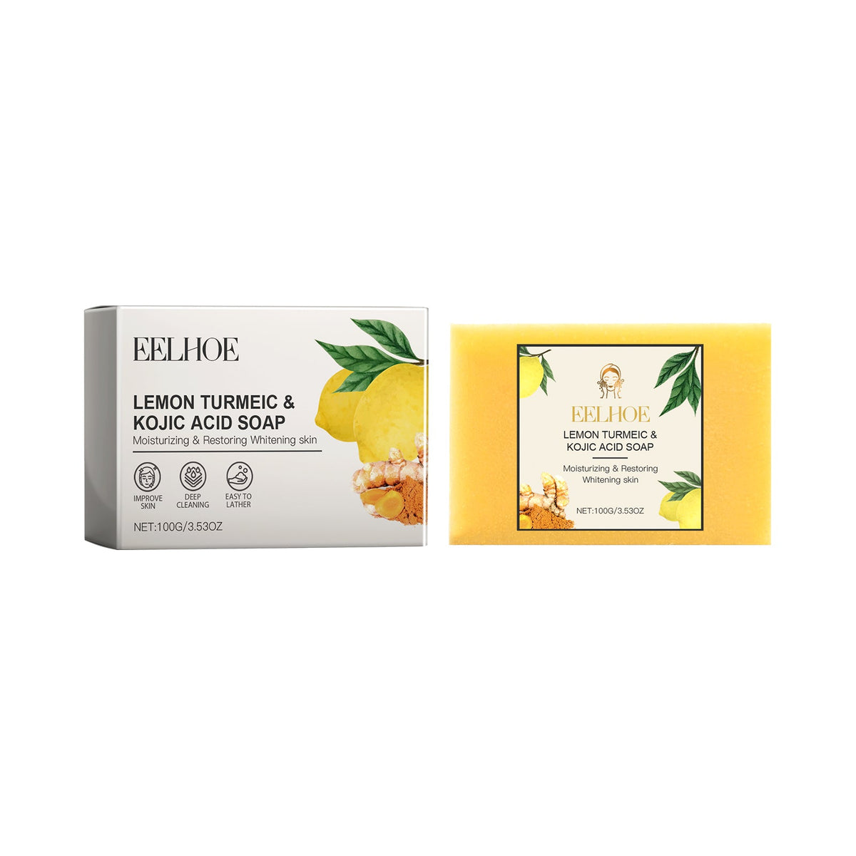 Lemon Turmeric Face Soap – Gentle Daily Brightening Cleanser