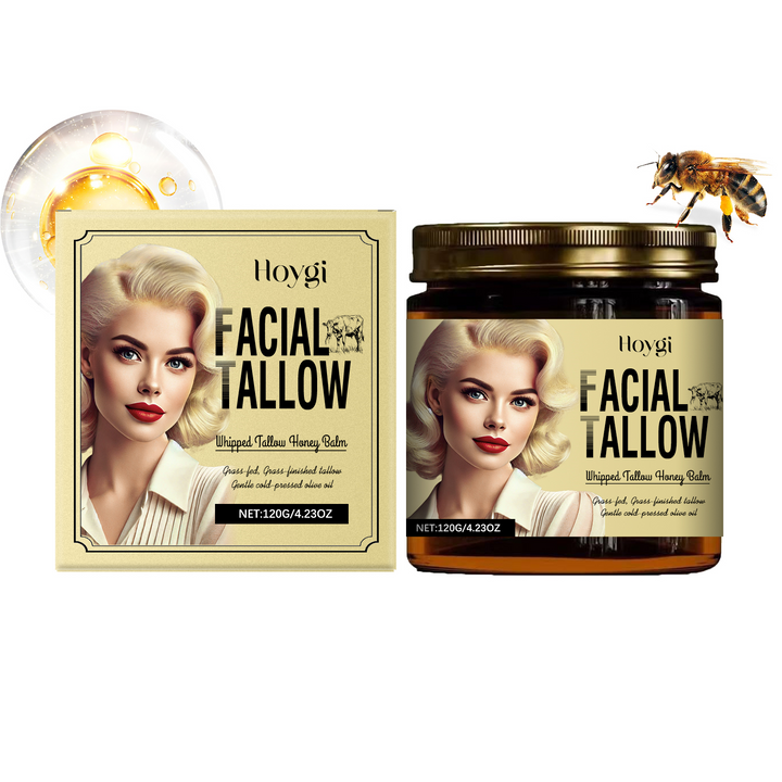 Tallow Honey Face Cream for Deep Skin Moisture