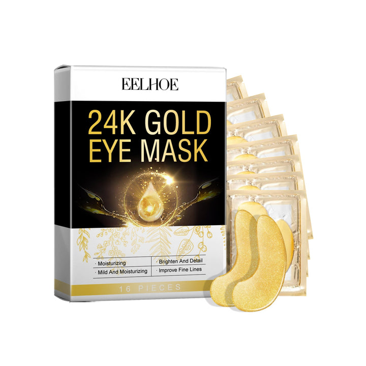 24K Gold Eye Mask Patches for Firming and Hydration