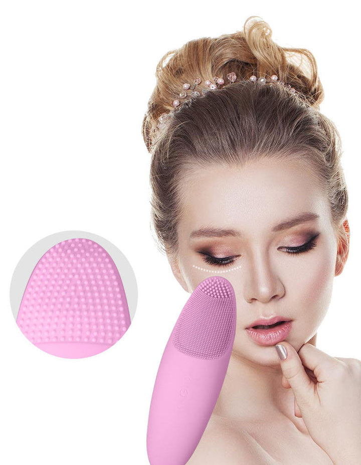 Silicone Facial Cleanser with Heating – Deep Clean & Glow