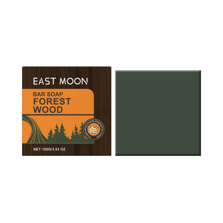 Forest Wood Bar Soap for Men - Oil Control & Moisture