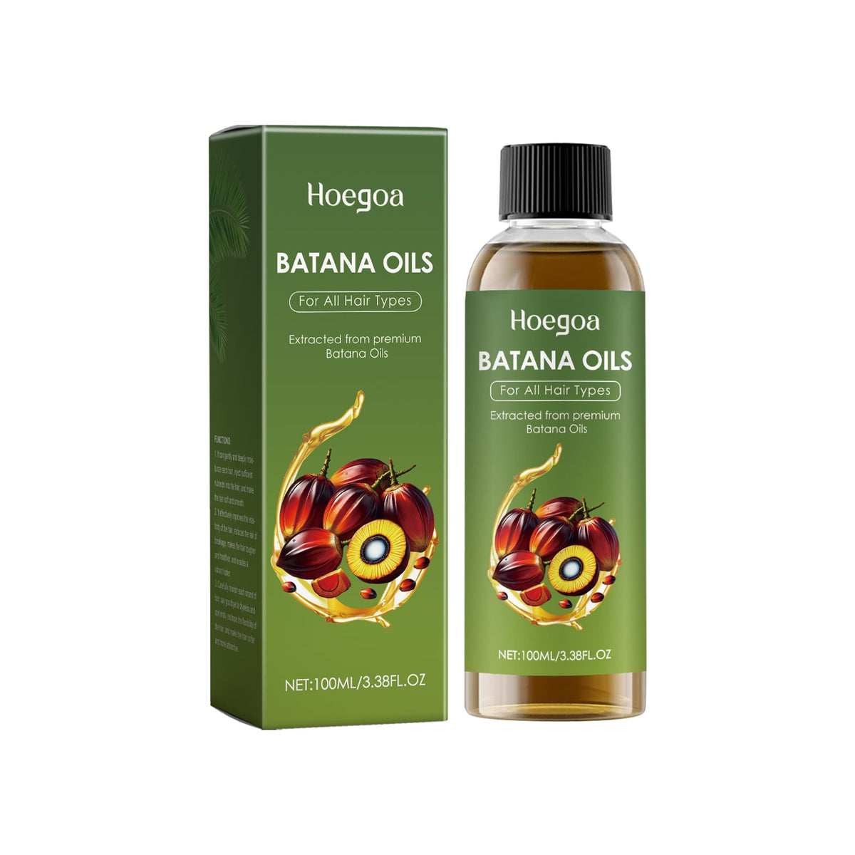 Batana Hair Oil for Dry, Damaged, Frizzy Hair Care Routine