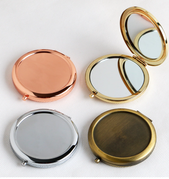 Pocket Mirror Compact — Dual-Sided Makeup Mirror for On-the-Go