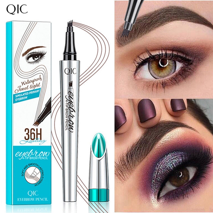 Waterproof Eyebrow Pencil for Natural Hair Strokes