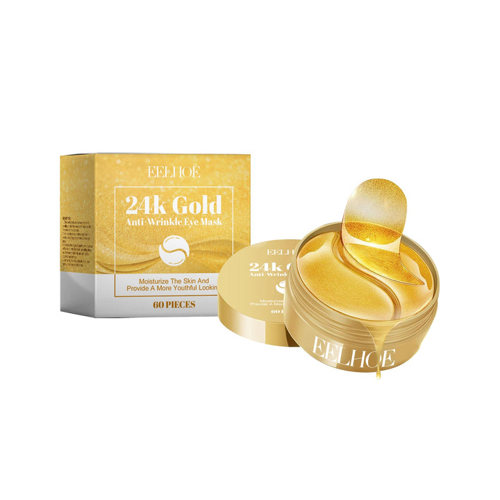 24K Gold Anti-Wrinkle Eye Mask, Moisturizing And Improving E