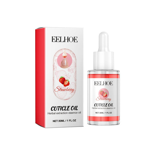 Strawberry Cuticle Oil for Cracking, Brittle Nails