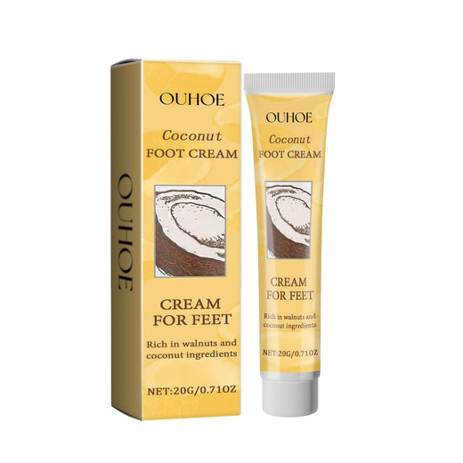 Coconut Foot Cream for Dry Cracked Heels & Feet