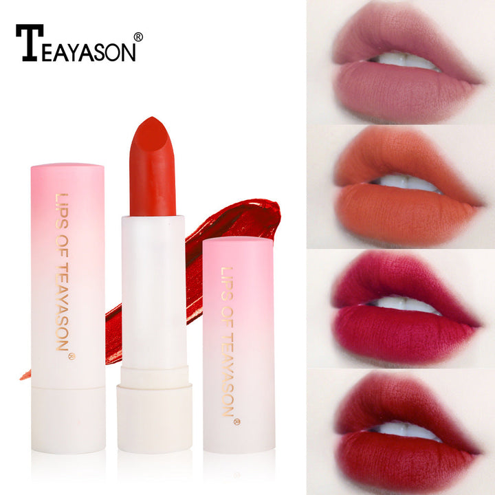 Matte Velvet Lipstick for Waterproof Retro Lip Color