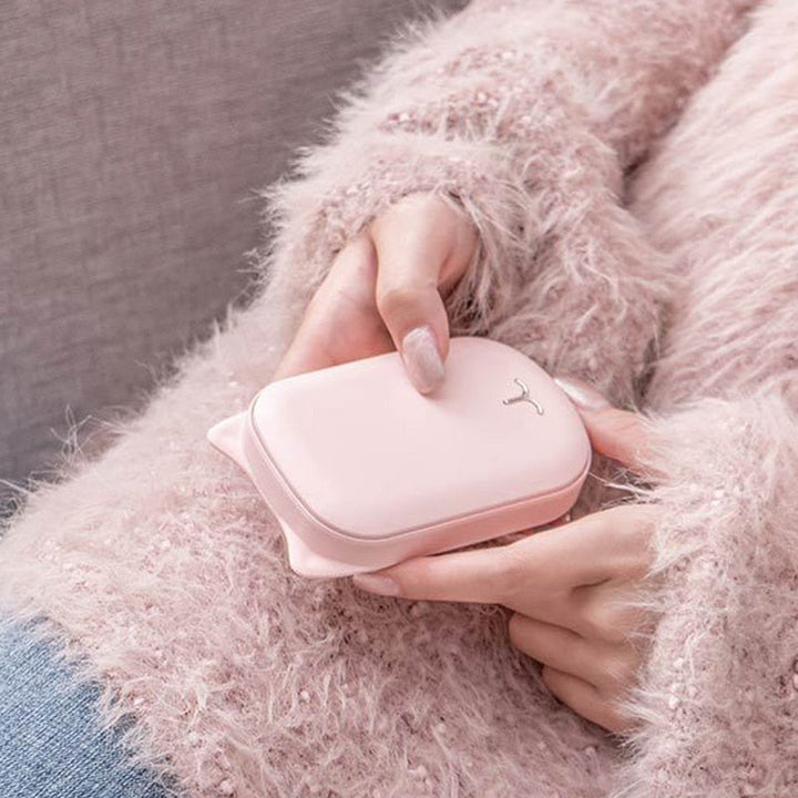 Rechargeable Hand Warmer & Power Bank — Stay Warm and Charged
