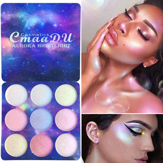 Aurora Highlighter Palette for Multidimensional Glow