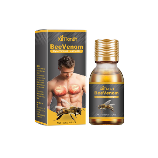 Men's Chest Firming Oil — Bee Venom Lifts & Defines Chest Fast