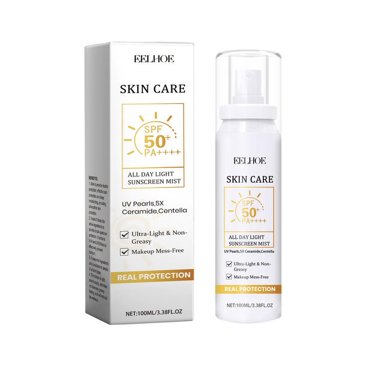 All Day Light Sunscreen Mist — Invisible, Makeup‑Safe SPF