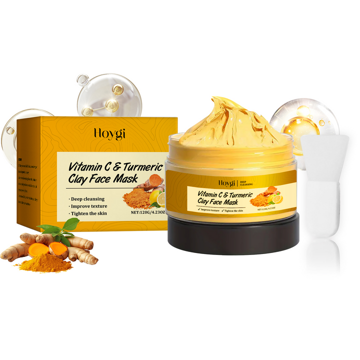 Turmeric Mud Mask for Clogged Pores & Dull Skin