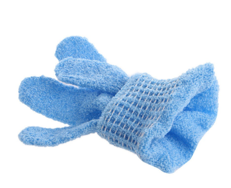 Exfoliating Bath Gloves — Full-Hand Body Scrubber