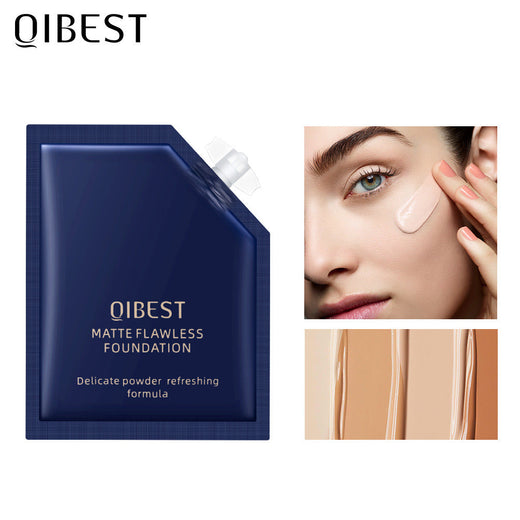 Portable Matte Liquid Foundation for Smooth Coverage