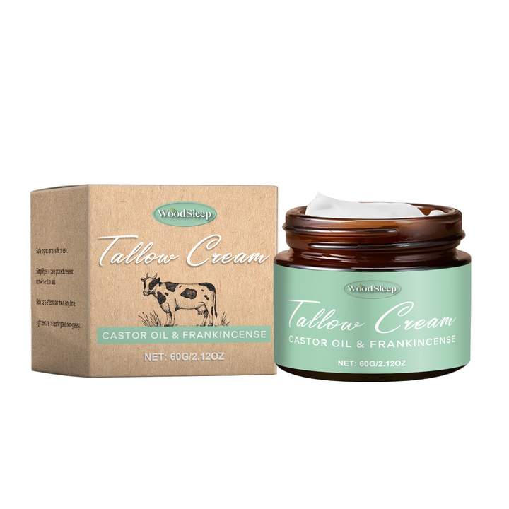 Tallow Face Cream with Castor Oil & Frankincense — Deep