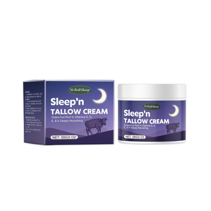 Grass-Fed Tallow Night Cream for Dry, Dull Skin