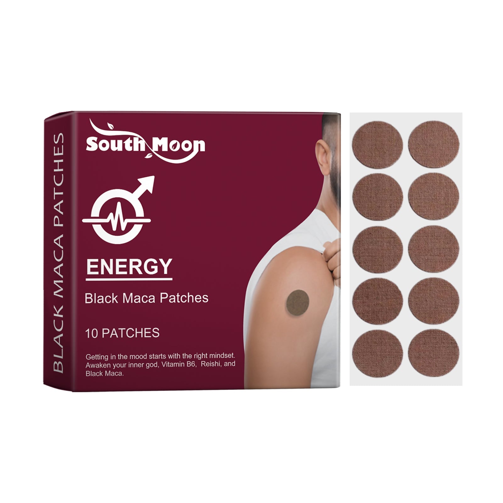 Intimate couple with bullet-point claims: hormone balance support, intimacy promotion, immunity enhancement, continuous nutrition delivery