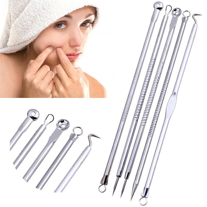 Acne Extraction Kit — Professional 5-Piece Tool for Pimple
