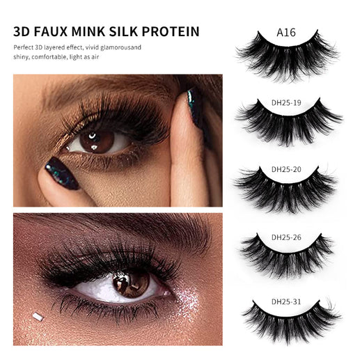 False Eyelashes, 3D Faux Mink Lightweight Volume
