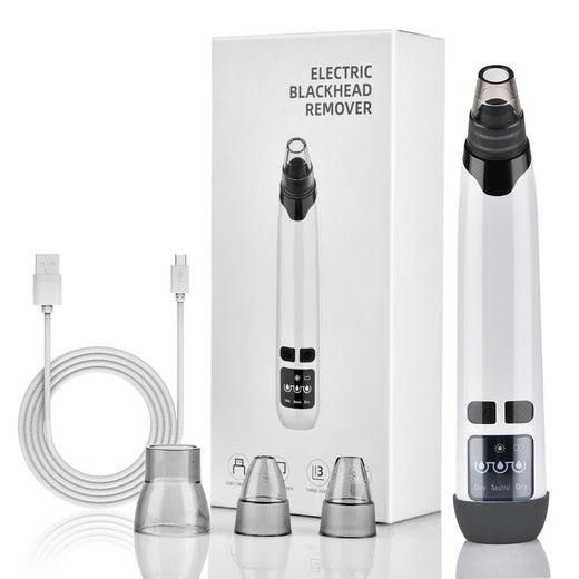 Pore Vacuum with Hot Compress — 3 Suction Levels for Clear