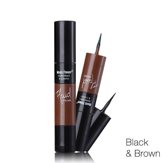 Music Flower 2-in-1 Waterproof Liquid Eyeliner Pen