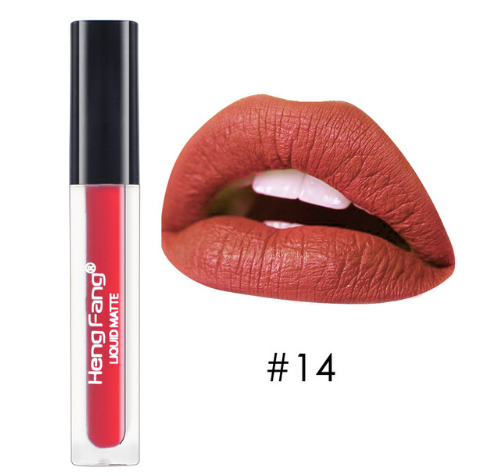 Waterproof Matte Liquid Lipstick – 20 Vivid Shades