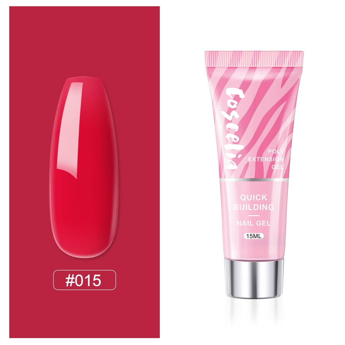 Poly Nail Extension Gel — Crystal-Infused, Quick-Building