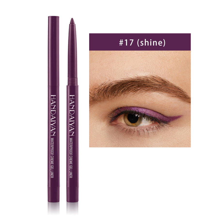20-Color Waterproof Colorful Eyeliner Pen Set for Looks