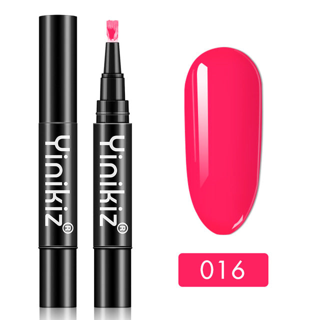 Gel Nail Polish Pen for Glossy Salon-Style Nail Looks