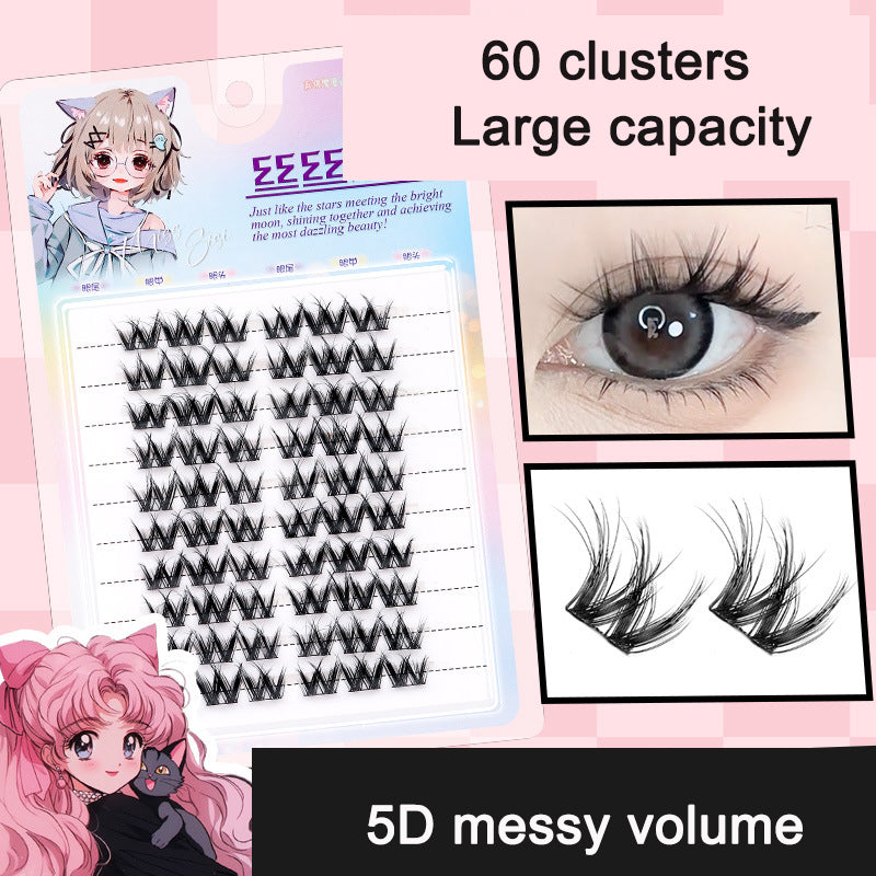 Segmented False Eyelashes for Custom Natural Volume