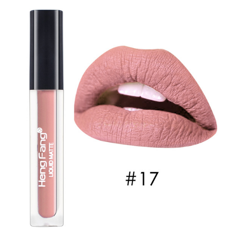Waterproof Matte Liquid Lipstick – 20 Vivid Shades