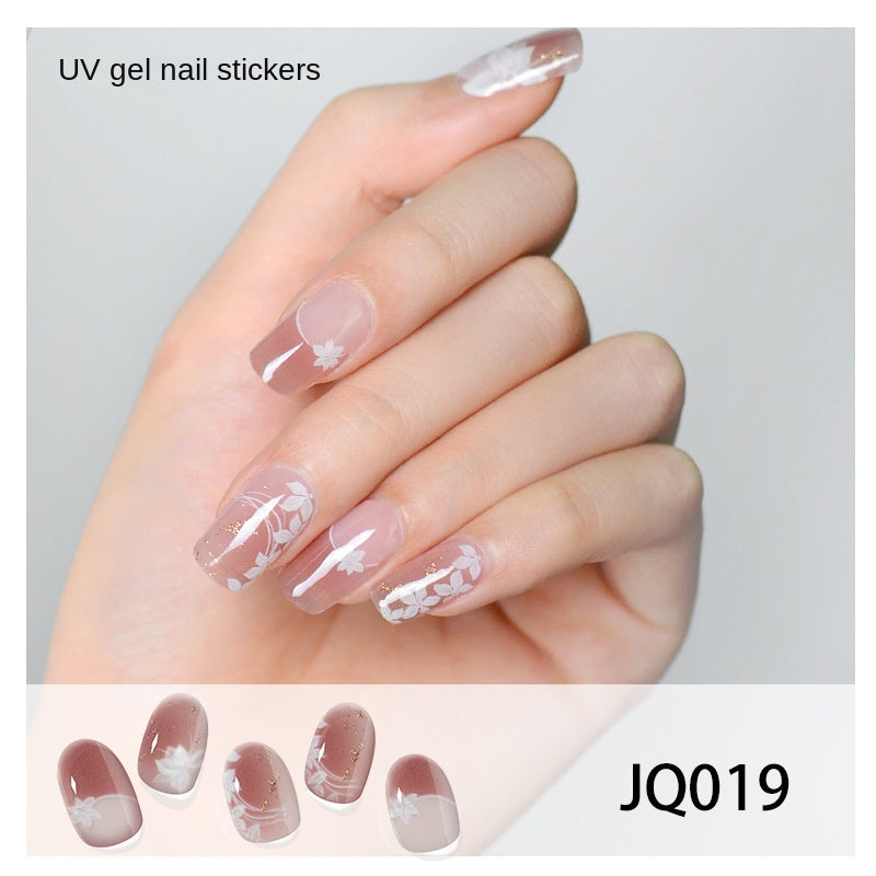 Semi-Cured UV Gel Nail Stickers — Salon Art in Seconds