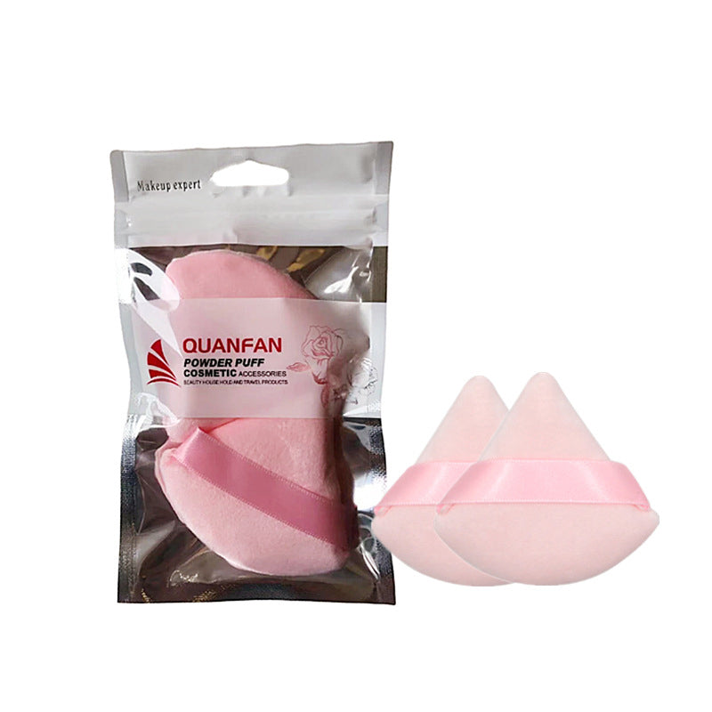 Triangle Powder Puff for Precise Makeup Setting Tool