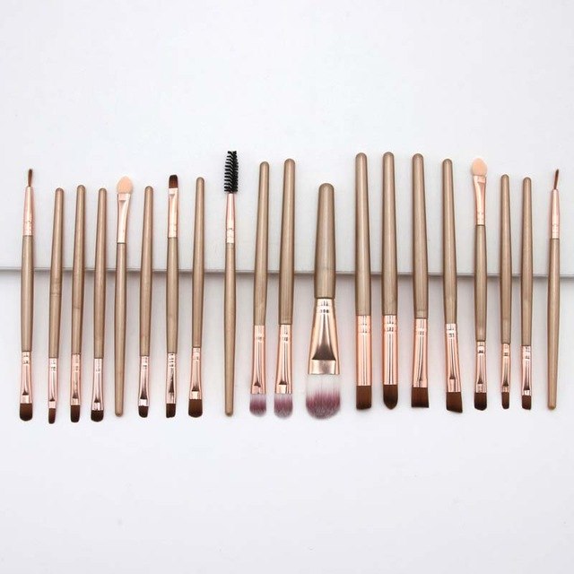 20‑Piece Makeup Brush Set — Complete Face &amp; Eye Kit