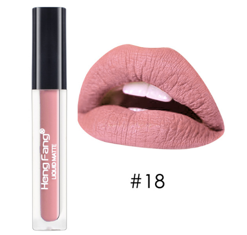 Waterproof Matte Liquid Lipstick – 20 Vivid Shades
