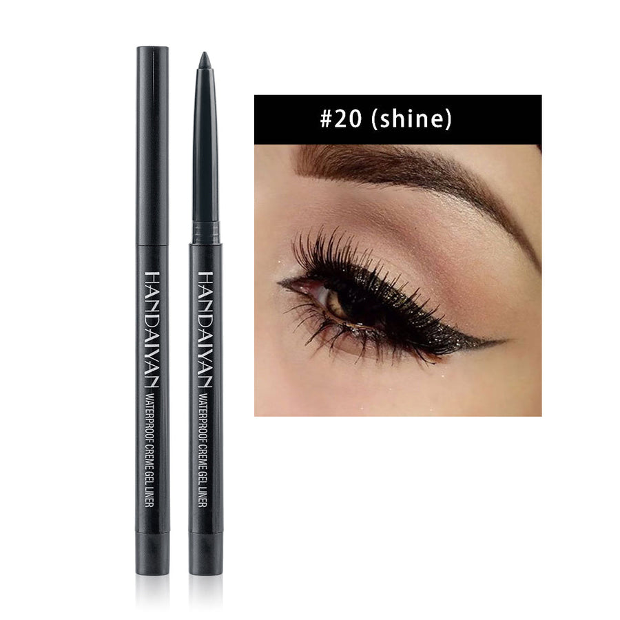 20-Color Waterproof Colorful Eyeliner Pen Set for Looks