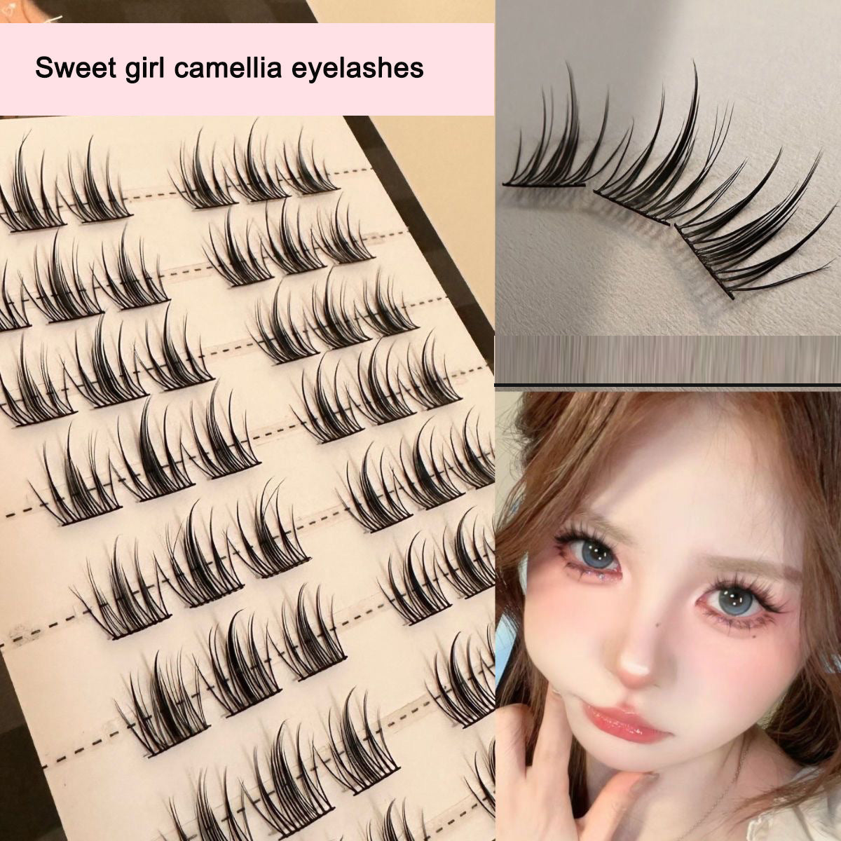 Segmented False Eyelashes for Custom Natural Volume