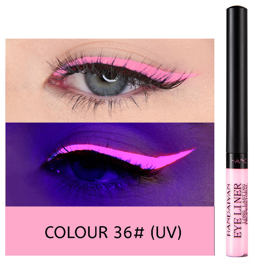 12-Color Matte Liquid Eyeliner Set for Bold Eye Looks